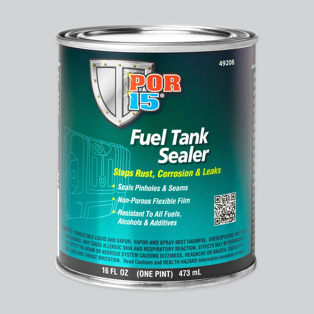 49208 – POR 15 Fuel Tank Liner, Used To Stop Rust/ Corrosion And Seals Pinhole Leaks For Fuel Tanks 1 Pint Can Fuel T...